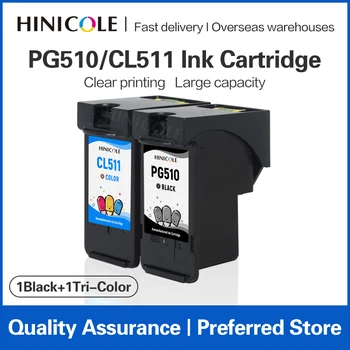 Чернильный картридж HINICOLE, Совместимый Для PG-510 PG 510 511 CL511 Для принтера Canon Pixma IP2700 MP240 MP250 MP270 MP280 MP480 MP490