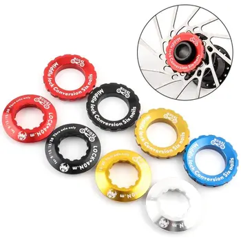 MUQZ-кольцо крышки центрального замка для шоссейного велосипеда MTB, ротор дискового тормоза из сверхлегкого алюминиевого сплава, запчасти для велоспорта