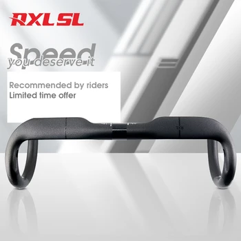 RXL SL карбоновый руль для велосипеда 31,8 мм с внутренней прокладкой UD матовый 400/420/440 мм, руль для шоссейного велосипеда