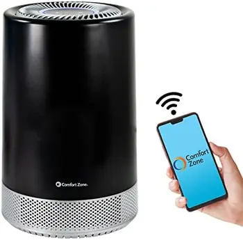 CZAP101SBK H13 HEPA Очиститель воздуха с управлением через приложение WiFi - Умный Воздушный фильтр и очиститель для дома, удаляет пыль, запах, пыльцу - Co