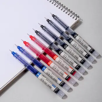 Шариковая ручка для подписи на экзамене 5/10 шт., 0,5 мм, черные, синие чернила, гелевые ручки большой емкости для письма, школьные канцелярские принадлежности для офиса