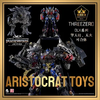 Оригинальный Экшн-фигурка Three Zero DLX Transformers Optimus Prime Jetfire, Коллекционная Фигурка, Украшение для игрушечной комнаты, Подарок На День Рождения