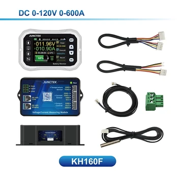 Монитор заряда батареи Bluetooth KH160F Dc 120V 600A Тестер Заряда Батареи Напряжение Ток Ва Кулоновский Измеритель Емкости Батареи Индикатор