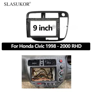 9 ДЮЙМОВ Android Аудио Для Honda Civic 19981999 2000 RHD кабель Canbus Авто ABS Радио Приборная панель GPS стерео панель Рамка 2DIN