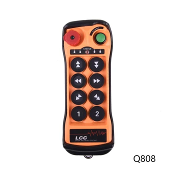 Q808 8 Кнопочных Двухскоростных Промышленных Радиоуправляемых Пультов дистанционного управления
