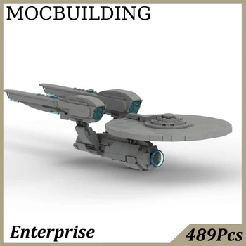 Корпоративная модель Космического корабля NCC1701 MOC Строительный блок Кирпичи Игрушки для детей Подарок на День Рождения