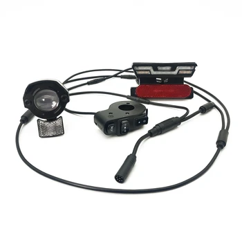 Комплект передних тормозных фонарей EBike для выключателя фар BBS01 BBS02 и функционального заднего фонаря Ebike Turn
