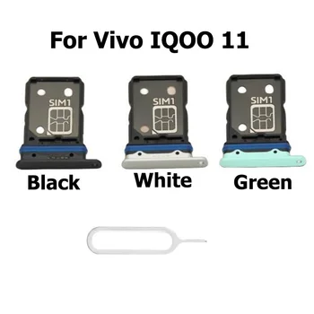 Оригинальный лоток для sim-карты, держатель разъема, контейнер для запасных частей Vivo IQOO 11