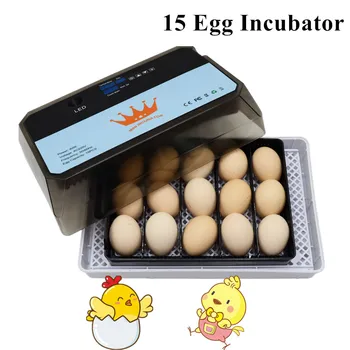 15 Инкубатор для яиц Инкубаторий Фермерский Инкубаторий Инкубатор-Брудер Машина Полноавтоматический Инкубатор Яйца Перепелиные Гуси Брудер Скидка 40%