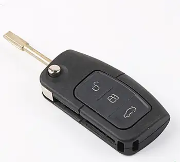 Сменный откидной корпус дистанционного ключа, 3 кнопки для Ford Mondeo, пустой чехол