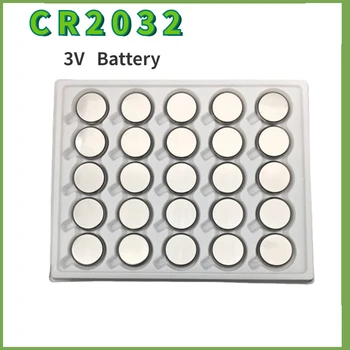 Новые 50шт 3V CR2032 Литиевая Кнопочная батарея BR2032 DL2032 CR 2032 Кнопочные батарейки для монет для Часов Калькулятор