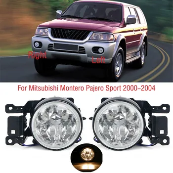 Передняя противотуманная фара для Mitsubishi Montero Pajero Sport 2000 2001 2002 2003 2004, Противотуманная фара переднего бампера автомобиля с лампочкой