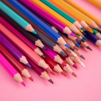 Kawaii Цветной карандаш Товары для рукоделия Карандаш для школьников Профессиональный цветной карандаш для рисования Хорошие школьные канцелярские принадлежности и офис