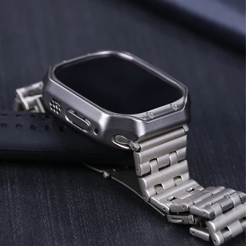 Металлический ремешок Ocean для Apple watch band 49 мм 44 мм 40 мм 45 мм 41 мм 42 мм 38 мм браслет correa iWatch series 7 6 4 5 3 se Ultra 8