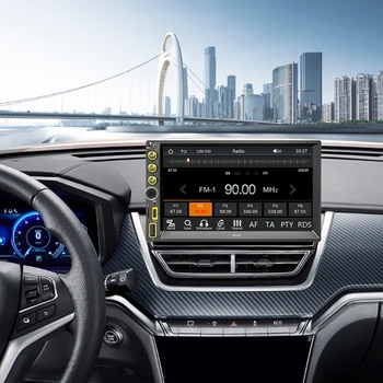 Автомобильный MP5-плеер, FM-радио, ЖК-дисплей с сенсорным экраном, вход Udisk AUX для iOS Android, прямая поставка