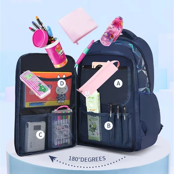 Водонепроницаемые детские школьные сумки Для мальчиков, детский Дорожный рюкзак, Рюкзаки для начальной школы, Ортопедическая школьная сумка Mochila Infantil