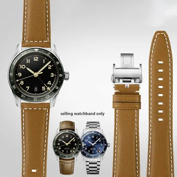 Новый Стильный ремешок для часов Longines pioneer Sports series L3.810/L3.820 The pilot watch, мужской кожаный ремешок для часов 21x18 мм 22x18 мм