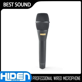 Бесплатная доставка KSM9 Живой суперкардиоидный вокал Динамический Проводной Микрофон Ручной микрофон для караоке Студийный микрофон для записи H-KSM9
