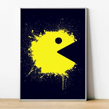 Pac-Man Игра Живопись на холсте Настенное художественное оформление Картины Украшение стен комнаты для украшения дома Декоративные картины the