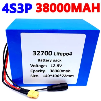 Новый 32700 Lifepo4 Batterij 4S3P 12,8 V 38Ah 4S 40A 100A Evenwichtige Bms Voor Elektrische Boot с неисправным блоком питания 12V