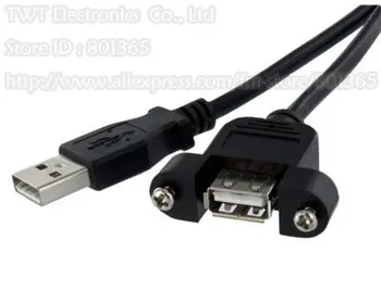 Удлинительный кабель NCHTEK USB A типа от мужчины к женщине с винтом для крепления на панели/Бесплатная доставка/2 шт.