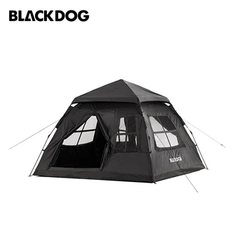 Blackdog, уличная палатка для 3-4 человек, Портативный солнцезащитный крем UPF40 +, удобная в сборке, утолщенная непромокаемая интегрированная палатка