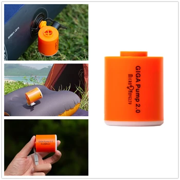 GIGA Pump 2 Портативный Мини-электрический надувной насос 3-в-1, зарядка через USB, Воздушный насос для улицы, надувной матрас, вакуумный насос для лодки, Кемпинг, Латерн
