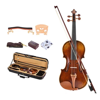 Скрипка НАОМИ профессионального уровня Stradivarius 1716 Копия 4/4 Скрипка ручной работы из ели Violino & Bow Case Струны