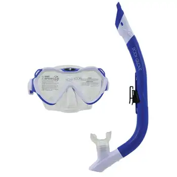 Grape Swimming Diving Mask and Snorkel Combo, Blue очки для плавания с диоптриями Goggles for swimming