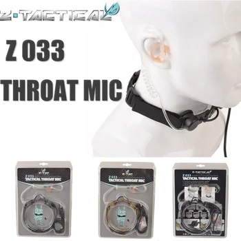 Адаптер для горлового микрофона Z-Tactical Z033, тактические наушники, гарнитура для военного страйкбола, пейнтбола, охотничьих наушников