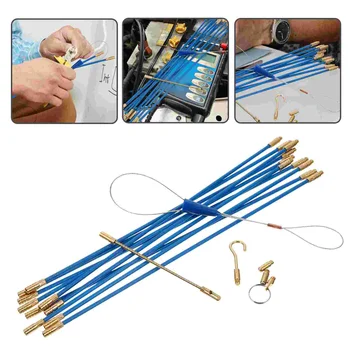 1 Комплект Проволочных Рыболовных Инструментов, Съемник кабеля из стекловолоконной рыбной ленты для Электрического кабеля