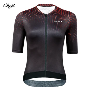 Cheji Cycling Clothing 2023 Женский топ с коротким рукавом, быстросохнущий дышащий высококачественный велосипедный трикотаж
