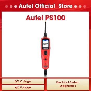 Autel PowerScan PS100 Автоматический Измеритель электрической цепи AVO Автомобильный Тестер цепи Встроенный Фонарик для датчика мощности 12-24 В