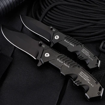 Складной нож с лезвием, Тактические Ножи для выживания, Охотничье Походное лезвие, Военные ножи высокой твердости, Карманный нож EDC Tools