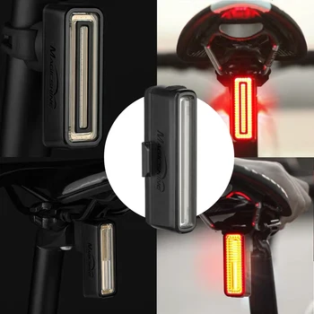 ABS Задний фонарь для Велосипеда, Высокая Прозрачность, Зарядка через USB, Автоматическое Распознавание торможения, Задние фонари для велосипеда, Городские Аксессуары SEEMEE 200