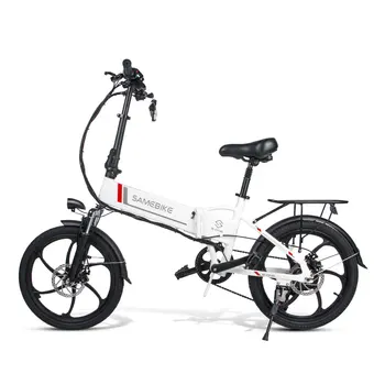 48 В 20-дюймовый Электрический складной велосипед, USB 2.0 для зарядки мобильного телефона, SHIMANO 7 скоростей