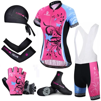 Женский комплект из джерси для велоспорта X-Tiger Pro, быстросохнущая велосипедная одежда, Одежда для велоспорта, Дышащая одежда для горного велосипеда, костюм для велоспорта