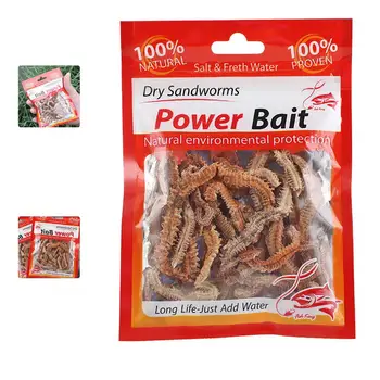1 Пакет Сухих Песчаных червей, приманка для рыбалки, Привлекательная Удобная Соблазнительная Еда 6 г