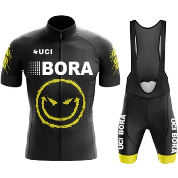 Мужская Велосипедная Одежда Мужские Шорты UCI BORA Jersey Pro Team 2023 Одежда Летняя Униформа Костюм Спортивная Велосипедная Экипировка Комплект Нагрудник Mtb