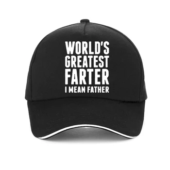 Бейсболка Funny Worlds Greatest Farter I Mean Father, лучший подарок на День отца для папы, летние вентиляционные шляпы-снэпбэк