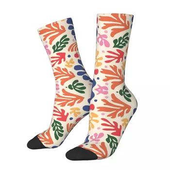 Чулки All Seasons Crew, носки Matisse Flowers, длинные носки в стиле Харадзюку в стиле хип-хоп, аксессуары для мужчин и женщин, подарок на день рождения