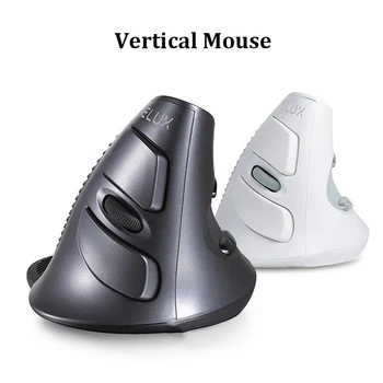 Вертикальная беспроводная мышь Игровая Перезаряжаемая Эргономичная мышь RGB Оптическая Bluetooth 2.4G Мыши для Windows Mac 1600 точек на дюйм для PUBG LOL