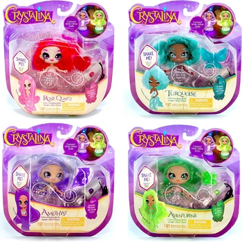 Оригинальная Кукла Crystalina Light Up Crystal Fairy Коллекционные Электронные Интерактивные Игрушки для Девочек, Светящиеся Хрустальные Куклы, Подарки