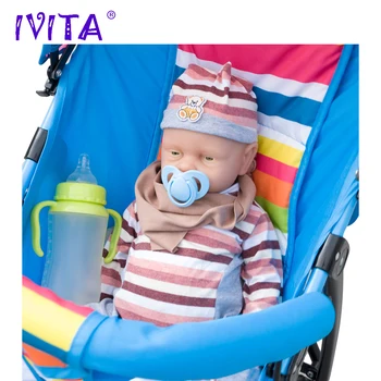 [доставка из США и CN] IVITA WG1502 Силиконовая кукла-Реборн для новорожденных Девочек, реалистичные живые искусственные игрушки для детей
