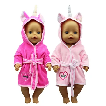 2020 Новый халат, кукольная одежда, подходит для 18 дюймов/43 см, одежда для куклы born baby, Аксессуары для куклы reborn