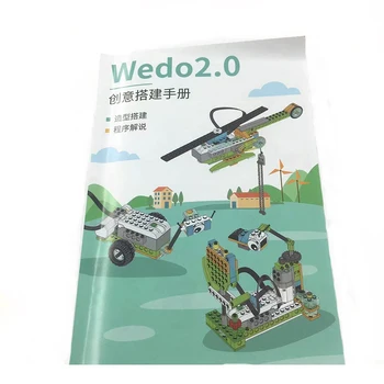 СДЕЛАЙ сам Высокотехнологичный 45300 WeDo 3,0, Робототехника с нуля, Строительные Блоки, Книга, Совместимая С Legoin Wedo 2,0, Развивающие Игрушки 