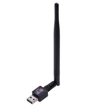 600 М USB 2,0 WiFi Маршрутизатор Беспроводной Адаптер 802.11 N Сетевая карта локальной сети с Антенной 5dBi для Ноутбука/Компьютера/интернет-телевидения/медиаплееров