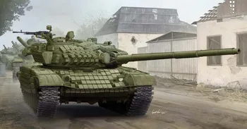Комплект модели Trumpeter 09548 1/35 русский танк Т-72А 1985 г. выпуска
