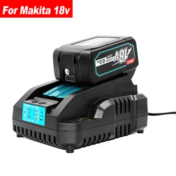 Аккумулятор Makita 18V с зарядным устройством, Аккумулятор LXT, BL1860, BL1850, BL1850B, BL1840, BL1840B, BL1830, BL1830B, BL1815