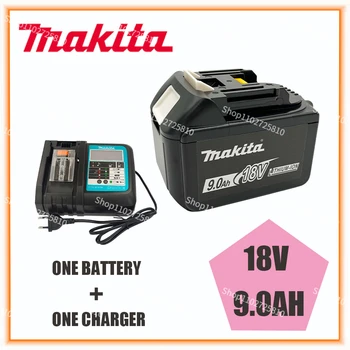 Сменный аккумулятор Makita 18V 9.0Ah BL1830 BL1830B BL1840 BL1840B BL1850 BL1850B аккумуляторная батарея со светодиодным индикатором